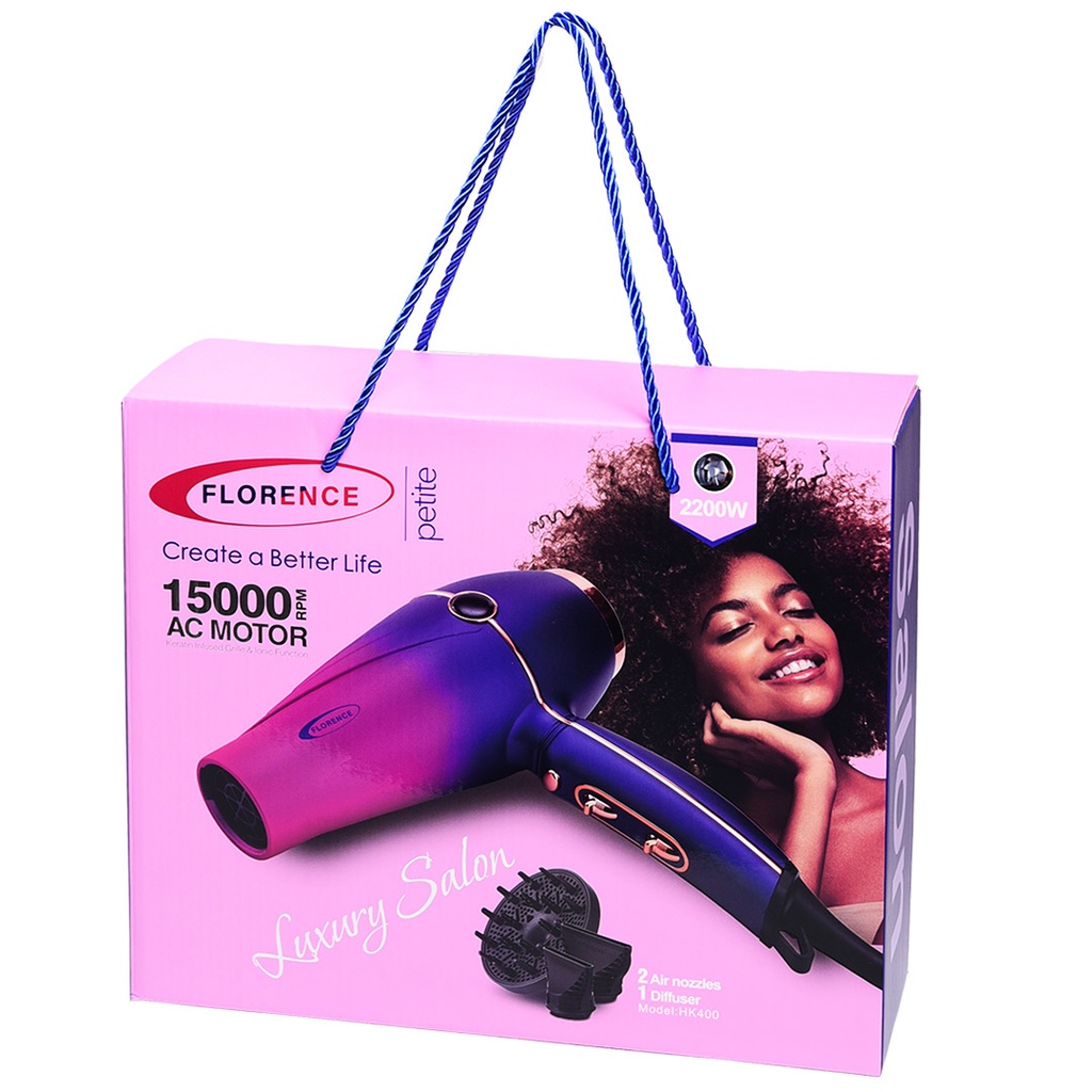 Sèche-Cheveux Professionnel 2200W – Performance & Précision HK-400 – Image 4